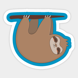 Cute and Kawaii Hanging Sloth T-Shirt Sticker